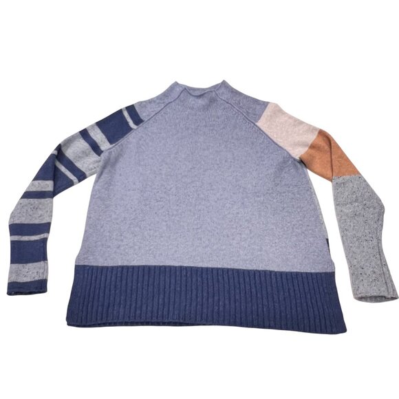 Zaket & Plover Color Block Pullover Sweater, Blue, S - Picture 8 of 9